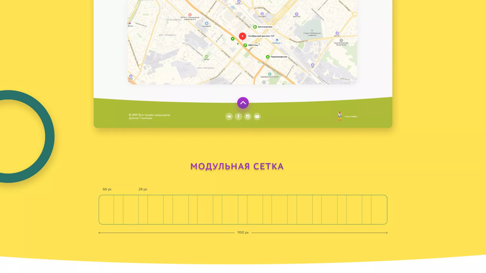 Разработка сайта детского активити-клуба «Домик гномика» в Наро-Фоминске