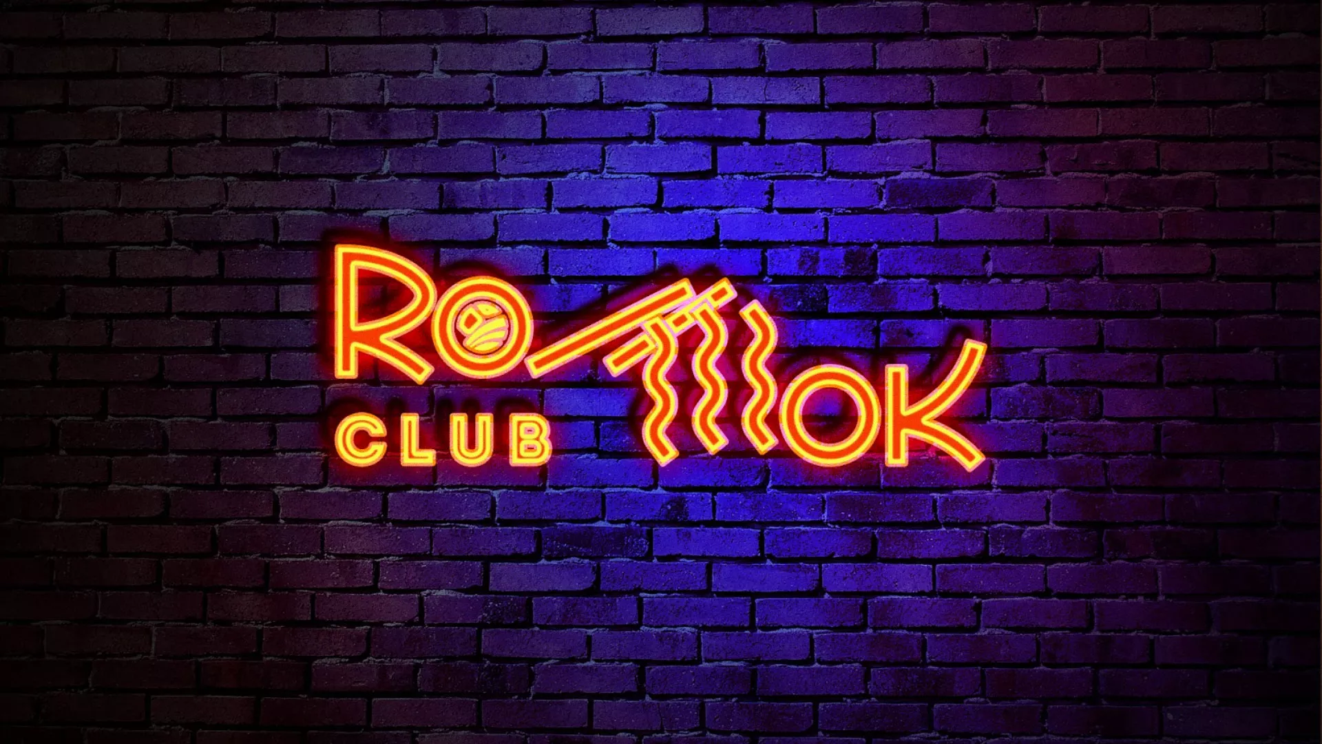 Разработка интерьерной вывески суши-бара «Roll Wok Club» в Наро-Фоминске